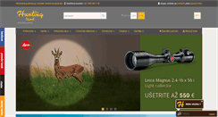Desktop Screenshot of huntingland.sk