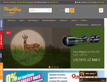 Tablet Screenshot of huntingland.sk